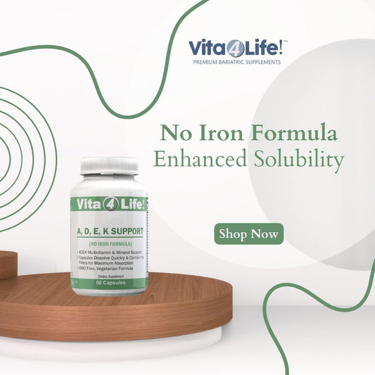 Bariatric Vitamins: ADEK Support (NO IRON)