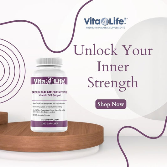 Calcium Malate Chelate Bariatric Supplement Capsules