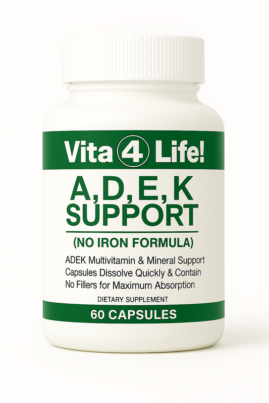 Bariatric Vitamins: ADEK Support (NO IRON)