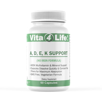 Bariatric Vitamins: ADEK Support (NO IRON)