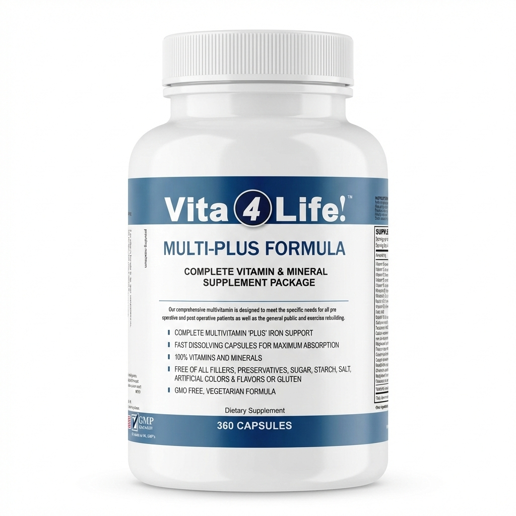 Multi-Plus Bariatric Supplement for Gastric Bypass Patients