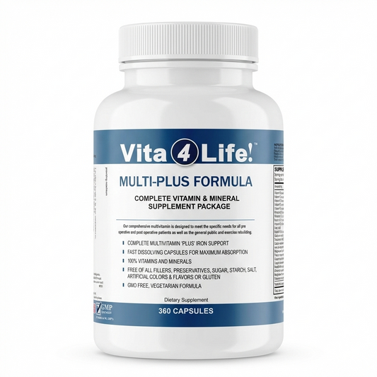 Multi-Plus Bariatric Supplement for Gastric Bypass Patients