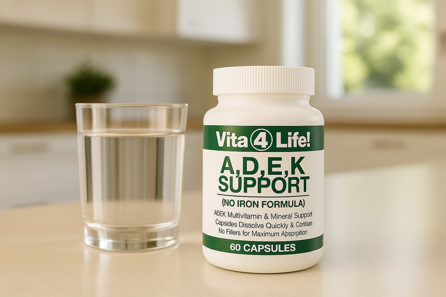 Bariatric Vitamins: ADEK Support (NO IRON)