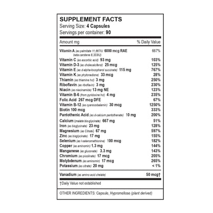 Multi-Standard Bariatric Multivitamin & Supplement
